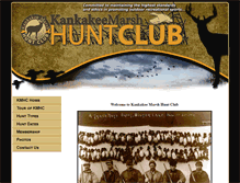 Tablet Screenshot of kankakeemarshhuntclub.com